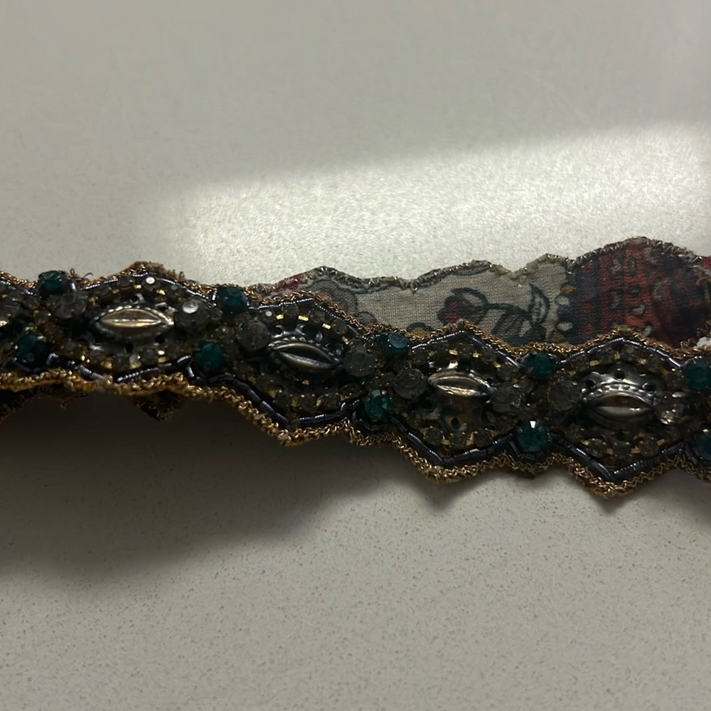 Anthropologie embellished elastic headband - like new